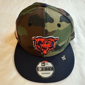 New Era Camo Chicago Bears 9FIFTY Snapback Hat - Green/Black/Orange